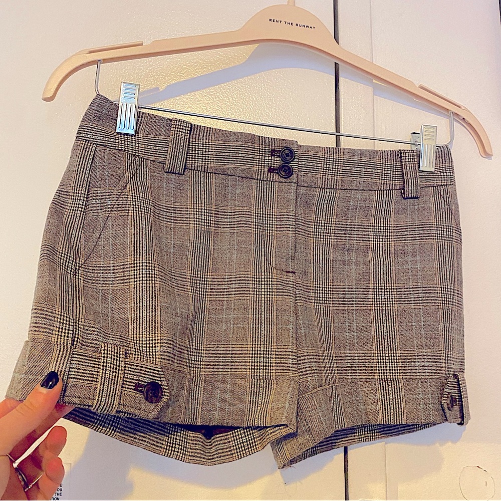 Juicy Couture Tweed Wool Shorts